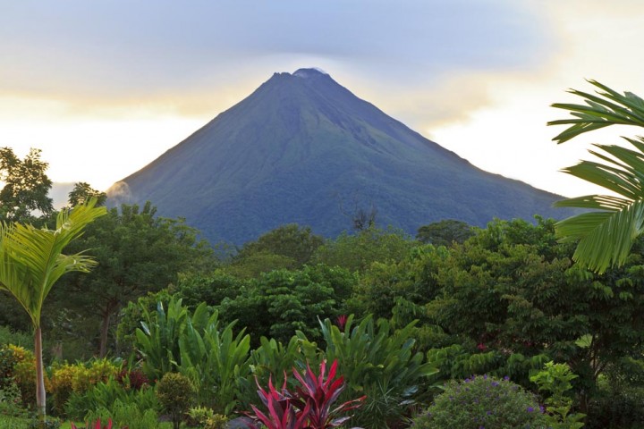 Arenal volcano in Costa Rica